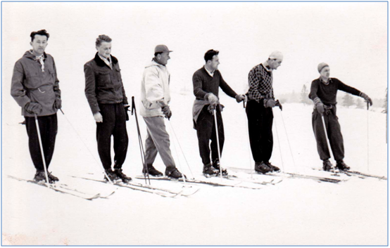 Na Zvi�in�, zprava: Josef Jurs�k, Vladislav Kraus, Pavel L�r